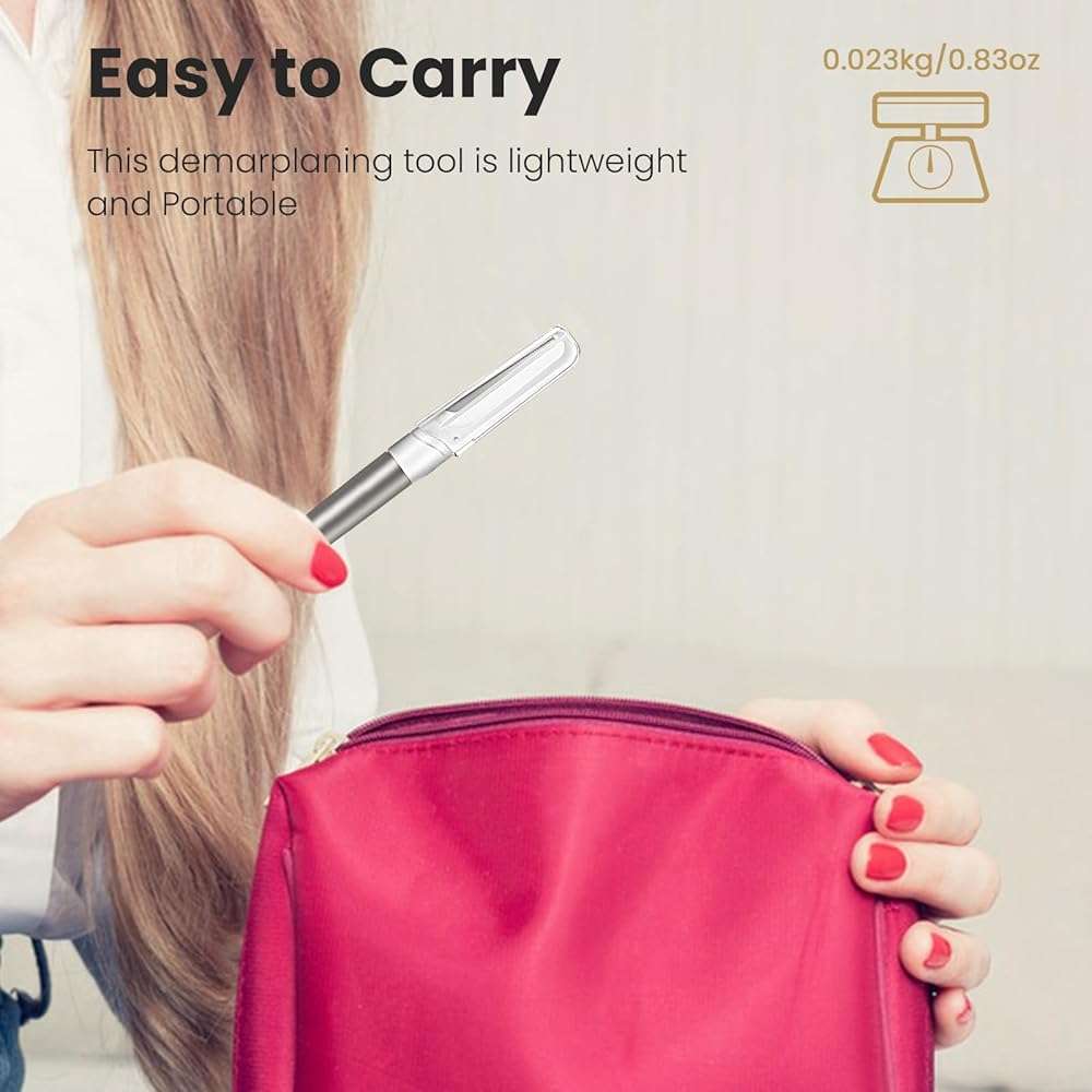 Dermaplaning Tool for Face Exfoliation, with 20 Replaceable Blades, Facial Shaver/Eyebrow Razor, Peach Fuzz Removal Eyebrow Shaper for Women, Easy to Use Dermaplaner Help Exfoliate and Smooth Skin - Image 7