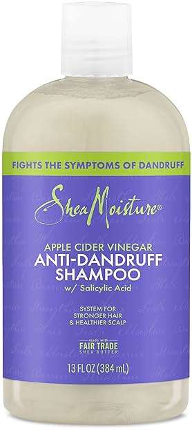 SheaMoisture Anti-Dandruff Shampoo Apple Cider Vinegar & Salicylic Acid For Removing Buildup System For A Healthier Scalp 13 Oz - Image 1