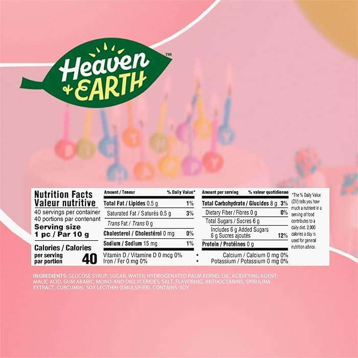 Heaven & Earth Summer Strawberry Lil Taffy (Approx. 40 Count) | Dye Free Candy | Natural Colors & Flavors | No High Fructose Corn Syrup | Gluten Free | Kosher | Goody Bag and Pinata Fillers - Image 2