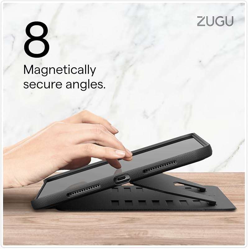 ZUGU CASE for iPad A16 11th Generation 11 Inch (2025), 10th Gen 10.9 Inch (2022) Magnetic Stand & Sleep/Wake Cover, Model #s A3354, A3355, A3356, A2696, A2757, A2777, Stealth Black - Image 7