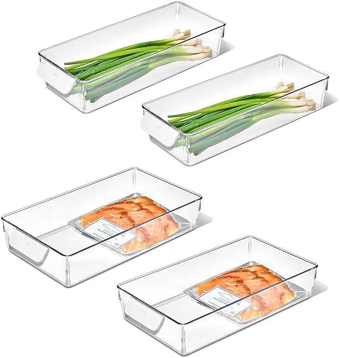 OXO Good Grips 4-Piece Fridge Storage Bin Starter Set - Image 1