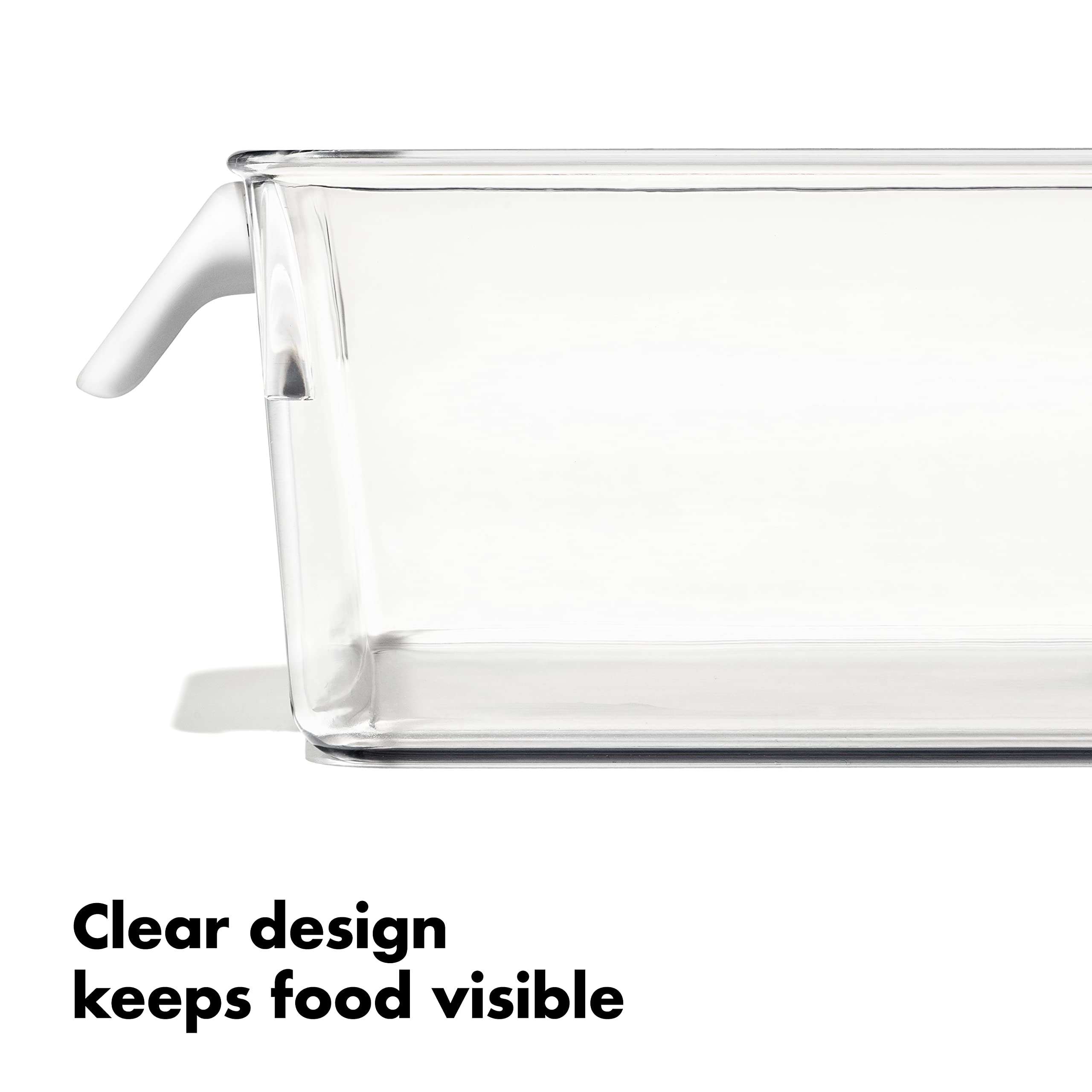 OXO Good Grips Adjustable Fridge Storage Bin - for Condiments, Juice Pouches, Snack Cups and More - Image 5