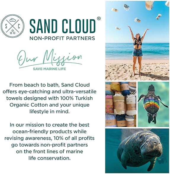 Sand Cloud Beach Towel - Sand Resistant - 100% Organic Turkish Cotton Yarn - Quick Dry Towel for Beach, Picnic, Blanket or Bath - As Seen on Shark Tank - Stars & Stripes (Red, White & Blue) - Image 6