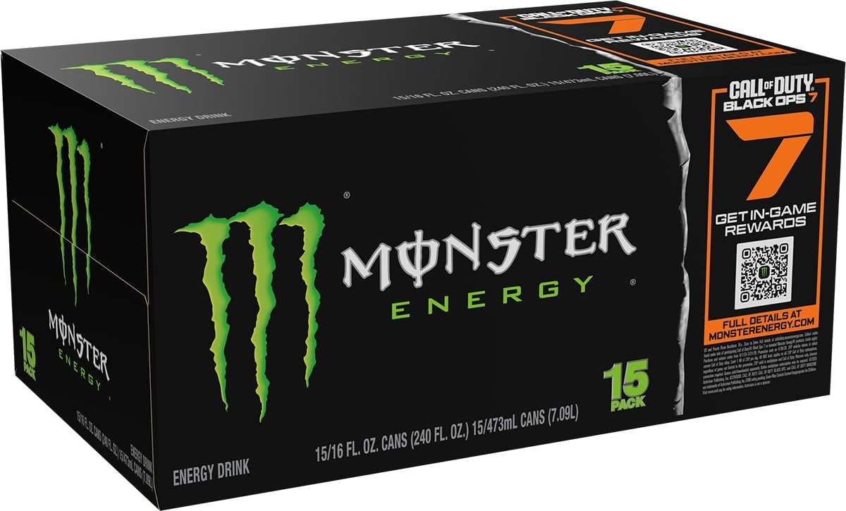 Monster Energy Drink, Green, Original, 16 Ounce (Pack of 15) - Image 3