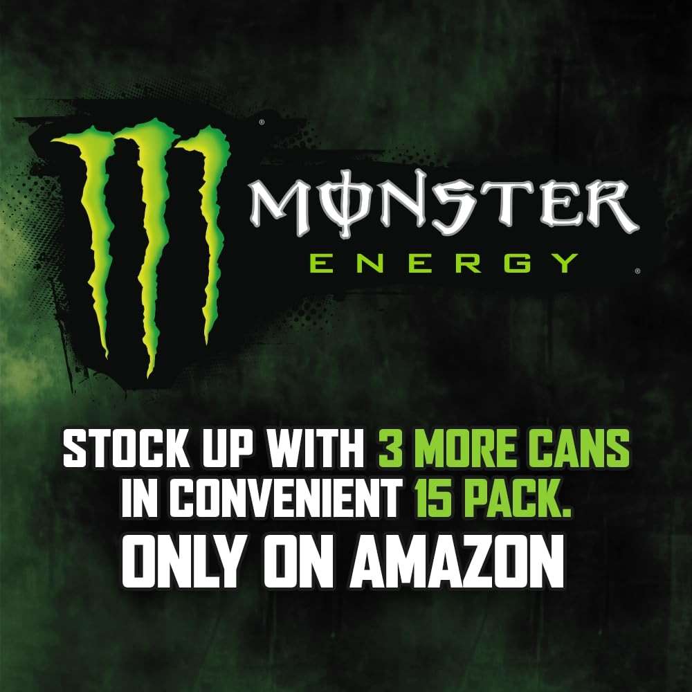 Monster Energy Drink, Green, Original, 16 Ounce (Pack of 15) - Image 5