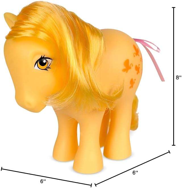 My Little Pony, 40th Anniversary 4-Inch Blue Belle, Original 1983 Collection, Long, Brushable Mane and Tail, Action Figure, Great for Kids, Toddlers, Girls, Ages 4+ - Image 3
