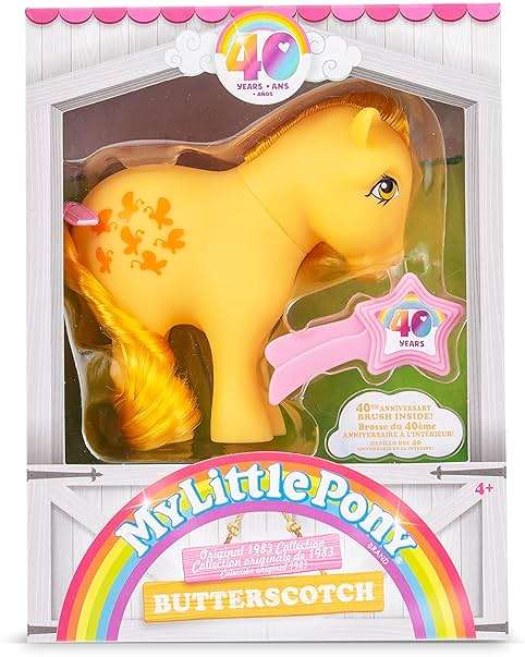 My Little Pony, 40th Anniversary 4-Inch Blue Belle, Original 1983 Collection, Long, Brushable Mane and Tail, Action Figure, Great for Kids, Toddlers, Girls, Ages 4+ - Image 6