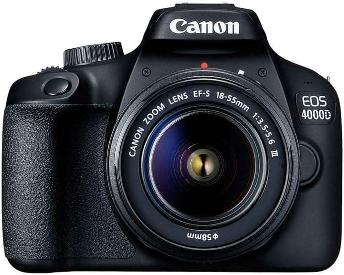Canon EOS 4000D / Rebel T100 DSLR Camera 18-55mm Zoom Lens + ZeeTech Accessory Bundle with SanDisk 32GB Memory Card, Cleaning Starter Kit, High Speed Memory Card Reader (Renewed) - Image 2