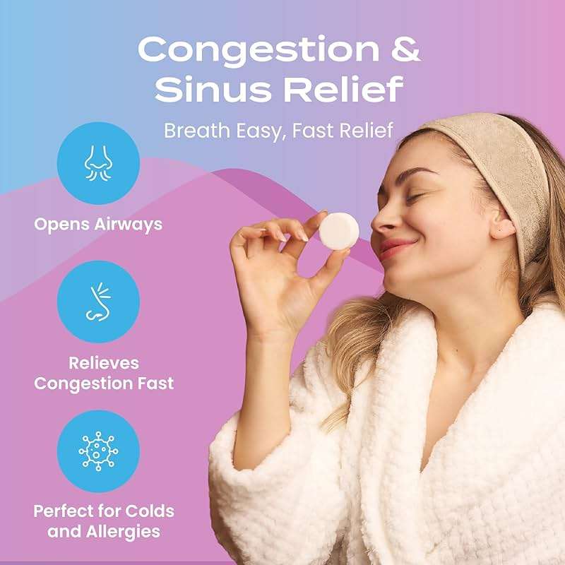 Body Restore Shower Steamers Aromatherapy 6 Pack – Fathers Day Gift for Dad, Birthday Gifts for Women & Men, Spa Stress Relief & Relaxation Self Care Gifts – Premium Bloom Essential Oil Tablets - Image 3