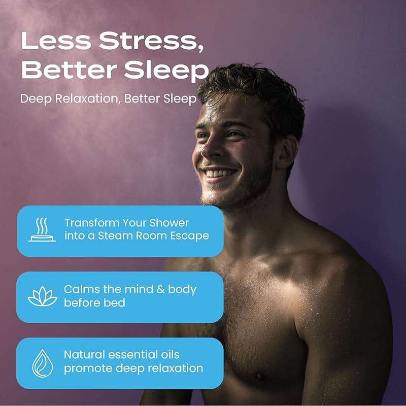 Body Restore Shower Steamers Aromatherapy 6 Pack – Fathers Day Gift for Dad, Birthday Gifts for Women & Men, Spa Stress Relief & Relaxation Self Care Gifts – Premium Bloom Essential Oil Tablets - Image 7