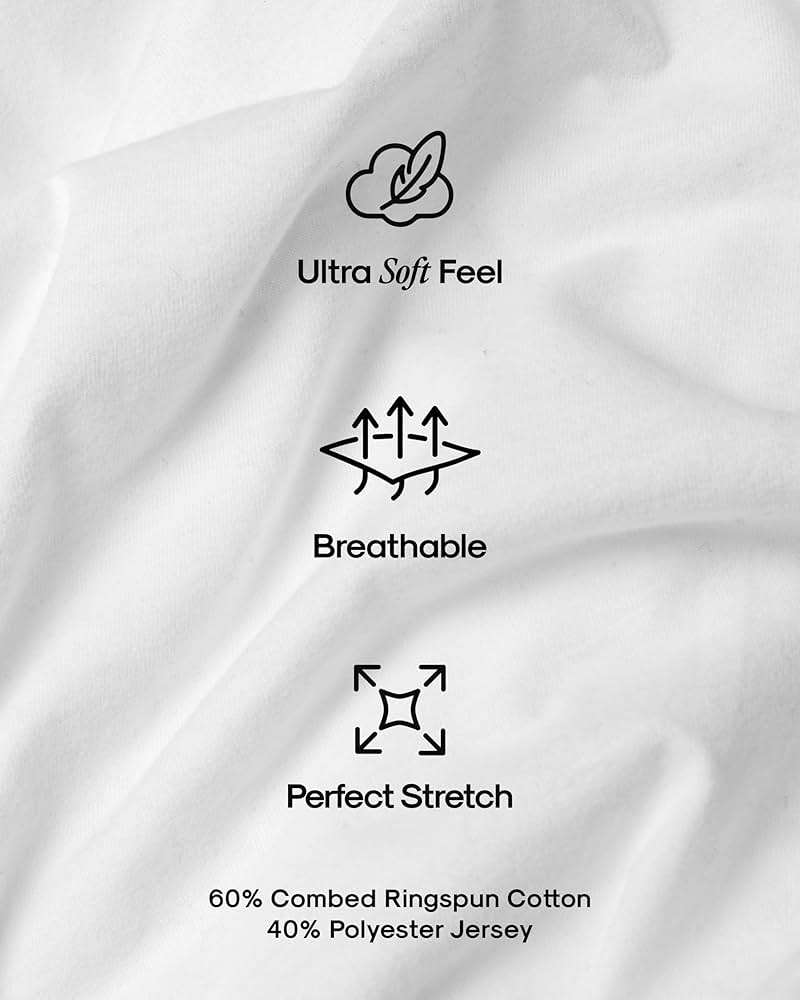 True Classic Mens T-Shirts – Short Sleeve Crew Neck T Shirts for Man, Cotton Blend Plain Novelty Men's T-Shirts - Image 6