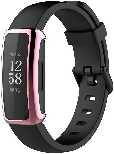 FitTurn Compatible with Fitbit Inspire 3/Inspire 2 Screen Protector Case, 7 Metal Colour Full Coverage Soft TPU Shockproof Case Protective Screen Cover Bumper Shell for Inspire 3/Inspire 2 HR - Image 3