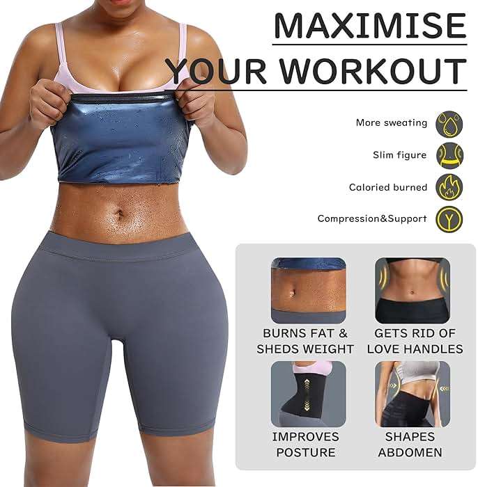 LELTLIMH Waist Trimmer for Women, Waist Trainer Sauna Belt, Neoprene-free Waist Cincher,Sauna Slimming Belt Suit Workout - Image 3