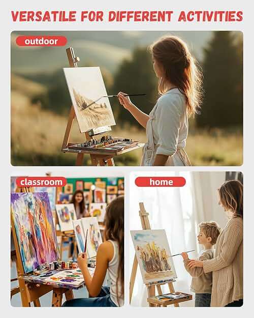 Simetufy 72 Pack Small Canvas Boards for Painting 5 x 7 inch, Flat Canvas Panels for Kids- Gesso Primed Acid-Free 100% Cotton for Acrylics Oil Watercolor Tempera Paints - Image 7