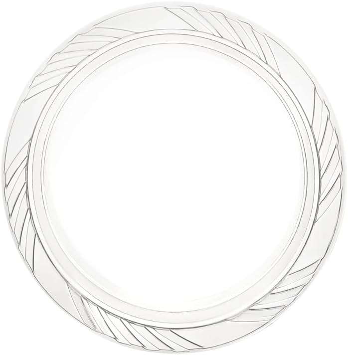 Munfix 200 Clear Plastic Plates Set - 6 Inch Disposable Dessert Plates, Bulk Pack for Party BBQ, Picnic, Parties, Travel and Events, Microwavable Recyclable - Image 3