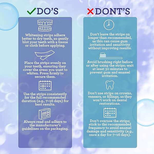 GuruNanda Teeth Whitening Strips - 7-Day Treatment with Non-Slip, Dry Strip Technology - Whitening Designed with Care for a Brighter Smile - Image 8