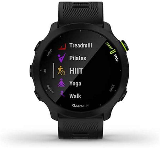 Garmin Forerunner 55, GPS Running Watch with Daily Suggested Workouts, Up to 2 weeks of Battery Life, Black (Renewed) - Image 5