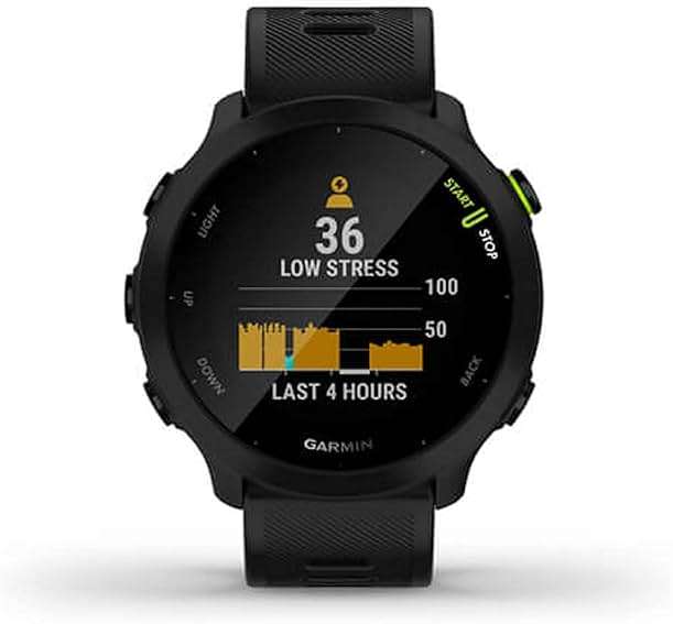 Garmin Forerunner 55, GPS Running Watch with Daily Suggested Workouts, Up to 2 weeks of Battery Life, Black (Renewed) - Image 6