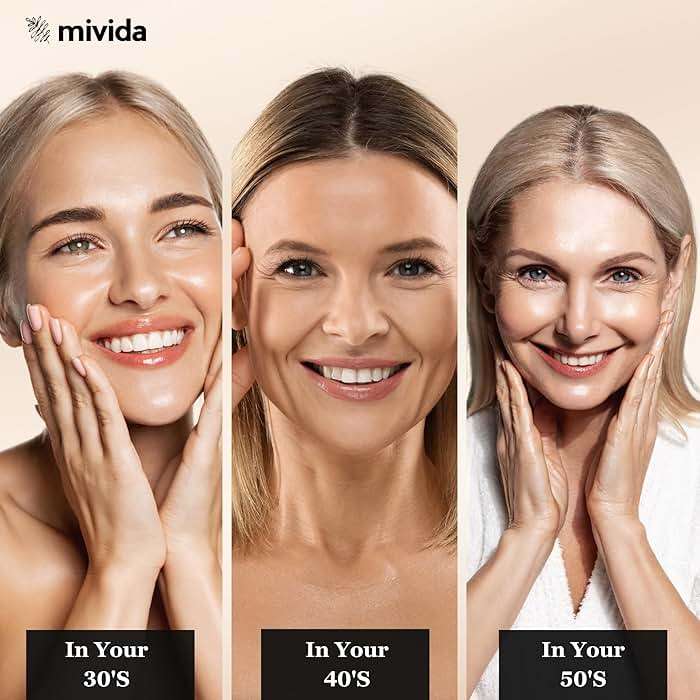mivida 20% Vitamin C Serum for Face, Anti-Aging & Brightening Serum | W/Hyaluronic & Ferulic Acid, Vit E | Reduces Wrinkles, Fine Lines, Dark Spots & Hyperpigmentation, Maximum Strength Formula, 1floz - Image 6