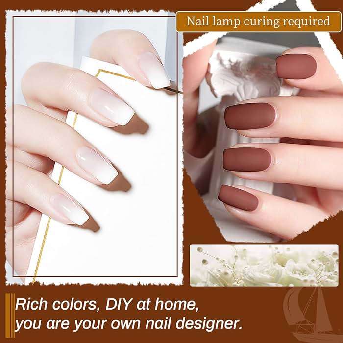JODSONE 100 PCS (5 ml each) Gel Nail Polish Kit No Wipe Soak off Base Coat and Matte Glossy Top Coat Gel Polish Collections Gifts for Manicure Lovers - Image 4