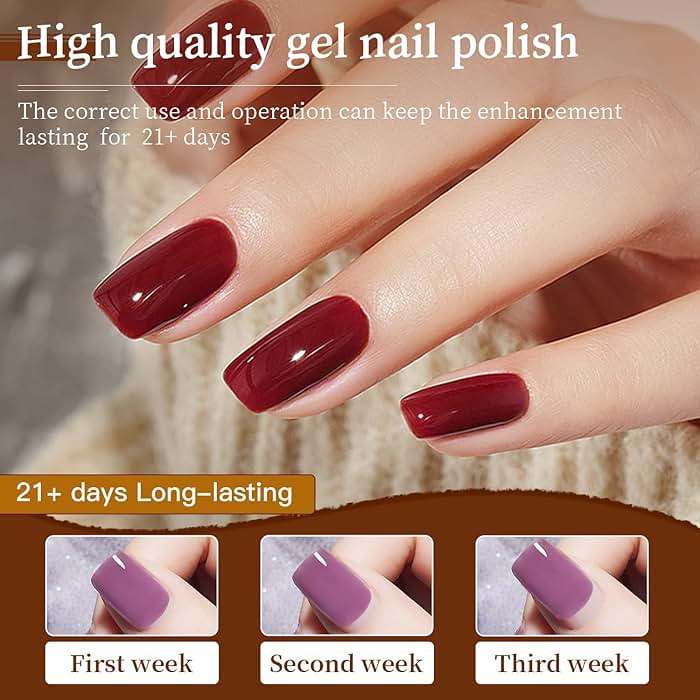 JODSONE 100 PCS (5 ml each) Gel Nail Polish Kit No Wipe Soak off Base Coat and Matte Glossy Top Coat Gel Polish Collections Gifts for Manicure Lovers - Image 5