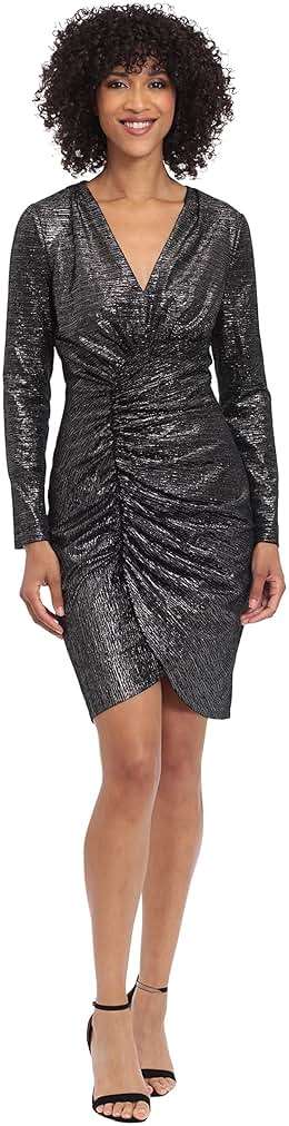 Maggy London Women's Long Sleeve Holiday Dress Party Cocktail Occasion - Image 1