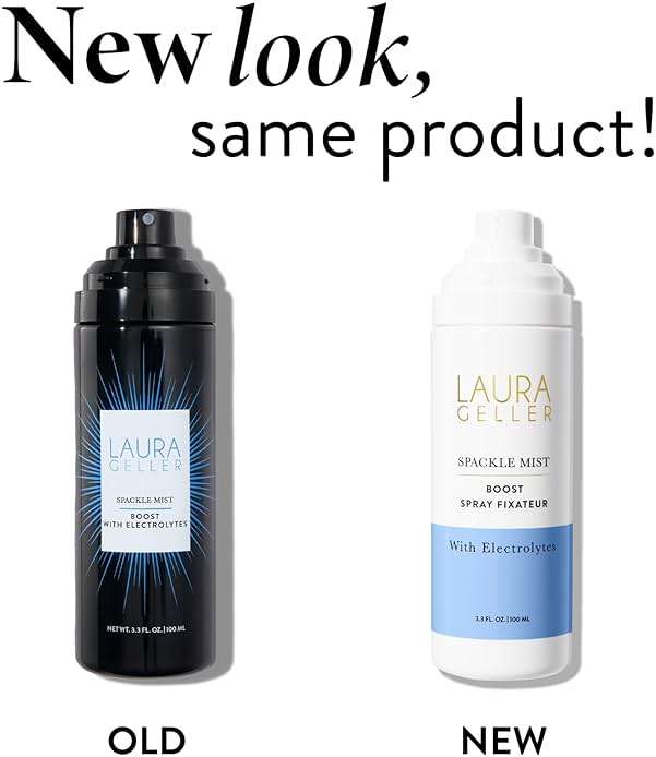 LAURA GELLER NEW YORK Spackle Mist Boost Setting Spray with Electrolytes - Long-Lasting Makeup Spray with Blue Light Protection - Dewy Skin Makeup Setting Spray - Image 2