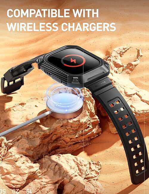 SUPCASE for Apple Watch Ultra Case with Band (Unicorn Beetle Pro), [2X Screen Protector] [Military-Grade Drop Protection] Rugged Men Cover with Adjustable Strap Band for iWatch Ultra 3/2/1 - Image 5
