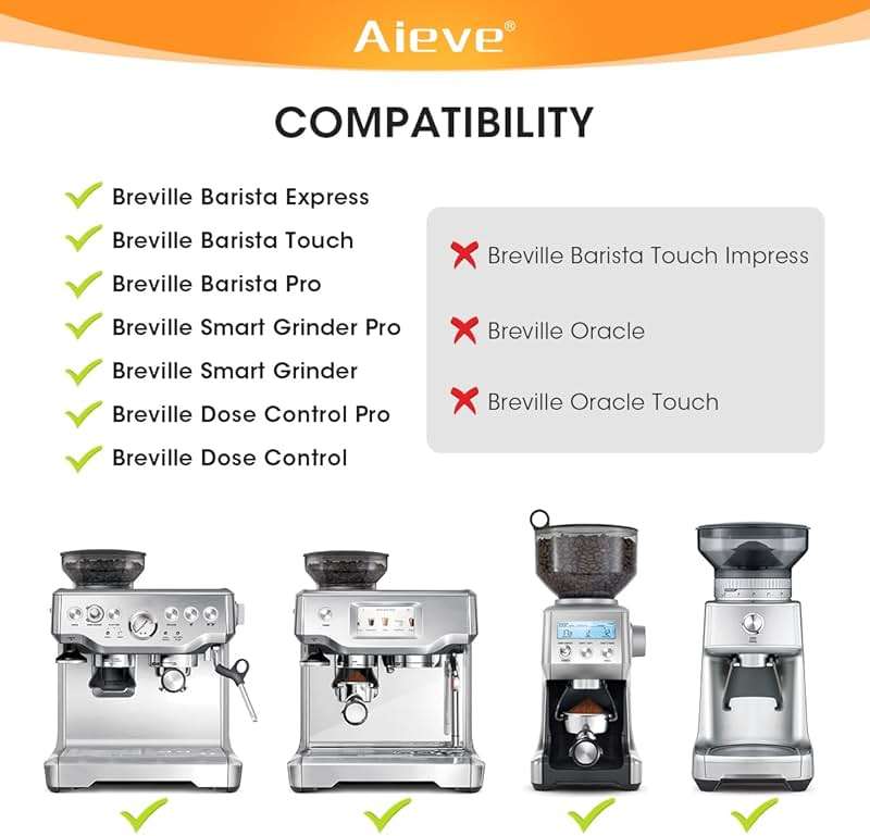 AIEVE Silicone Bellow Compatible for Breville Barista Express, Single Dose Hopper for Breville Espresso Machine,Gray - Image 6