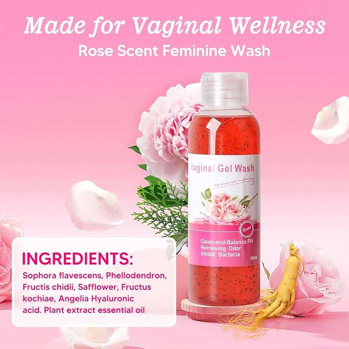 Feminine Wash & Yoni Oil & Yoni Soap Set for Women, Yoni Wash for Vaginal Remove Odor, Natural Feminine Care Soap for pH Balance, 1 Fl.Oz Feminine Oil & 5.07 Fl.Oz Vaginal Wash 3.53 Oz Yoni Soap Bar - Image 3