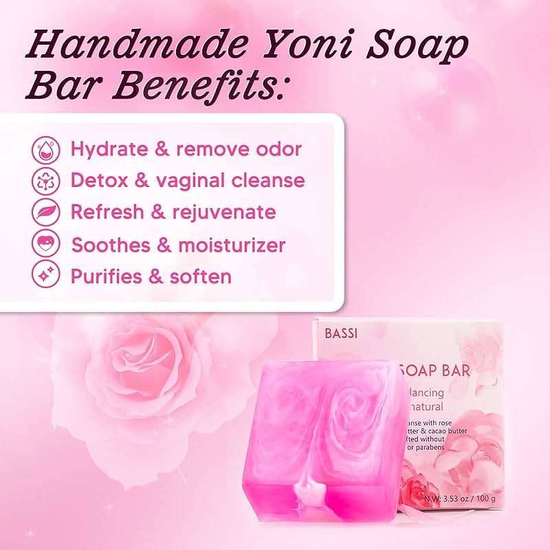 Feminine Wash & Yoni Oil & Yoni Soap Set for Women, Yoni Wash for Vaginal Remove Odor, Natural Feminine Care Soap for pH Balance, 1 Fl.Oz Feminine Oil & 5.07 Fl.Oz Vaginal Wash 3.53 Oz Yoni Soap Bar - Image 5