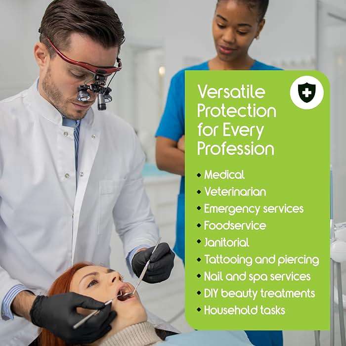 Inspire Black Nitrile Gloves | THE ORIGINAL Quality Black Gloves Disposable Latex Free | 4.5 Cooking - Image 4