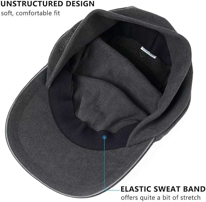 GADIEMKENSD Women's Winter Reflective Fleece Ponytail Hat with Drop Down Ear Warmer - Image 6