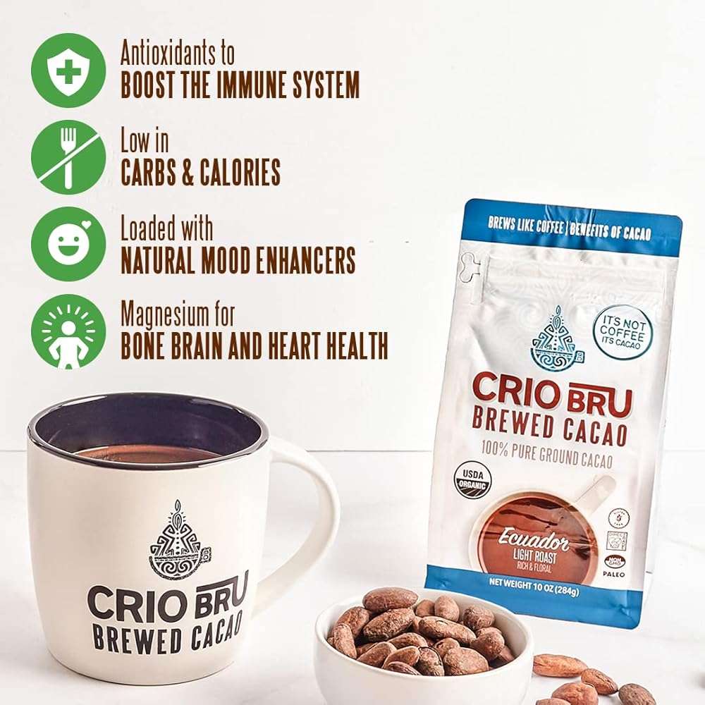 Crio Bru Highlander Grogg Roast Brewed Cacao Drink, 1.5lb - Image 6