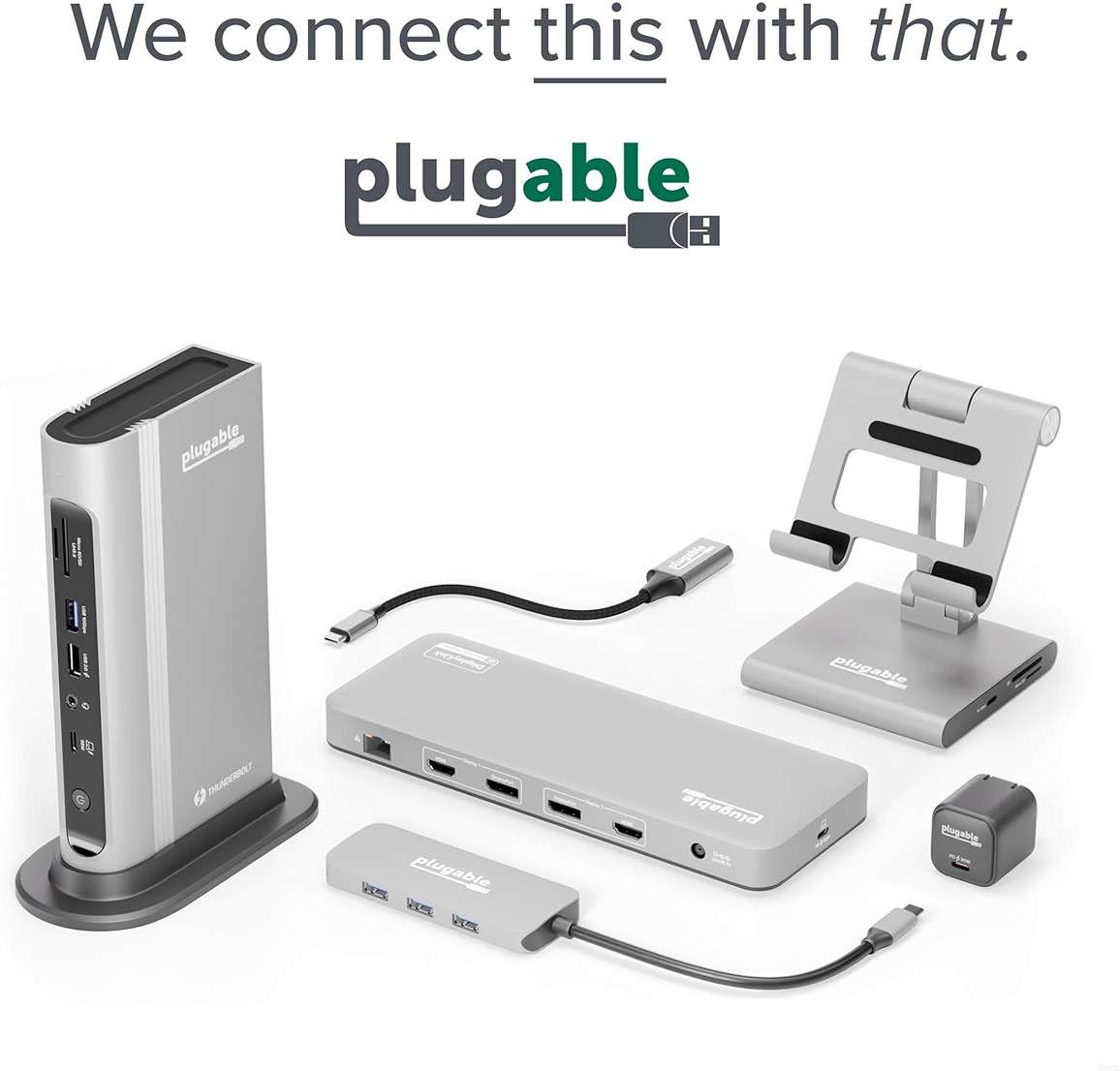 Plugable 7-in-1 USB-C DisplayLink Dock – Dual 4K 60Hz HDMI, USB-C & USB-A (10Gbps), SD Card, Gigabit Ethernet, 100W PD Charging – Compatible with macOS & Windows, MacBook Dual Monitor Support - Image 8