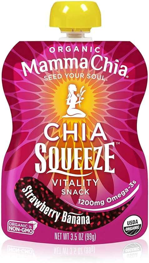 Mamma Chia Squeeze 5 variety (10 pack) Wild Raspberry,Green Magic,Blackberry bliss,Strawberry ,Mango coconut - Image 4