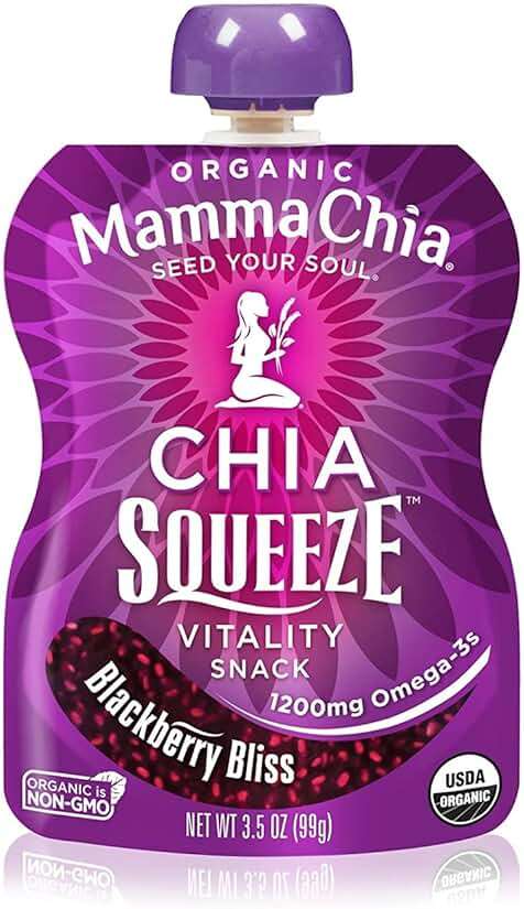 Mamma Chia Squeeze 5 variety (10 pack) Wild Raspberry,Green Magic,Blackberry bliss,Strawberry ,Mango coconut - Image 7