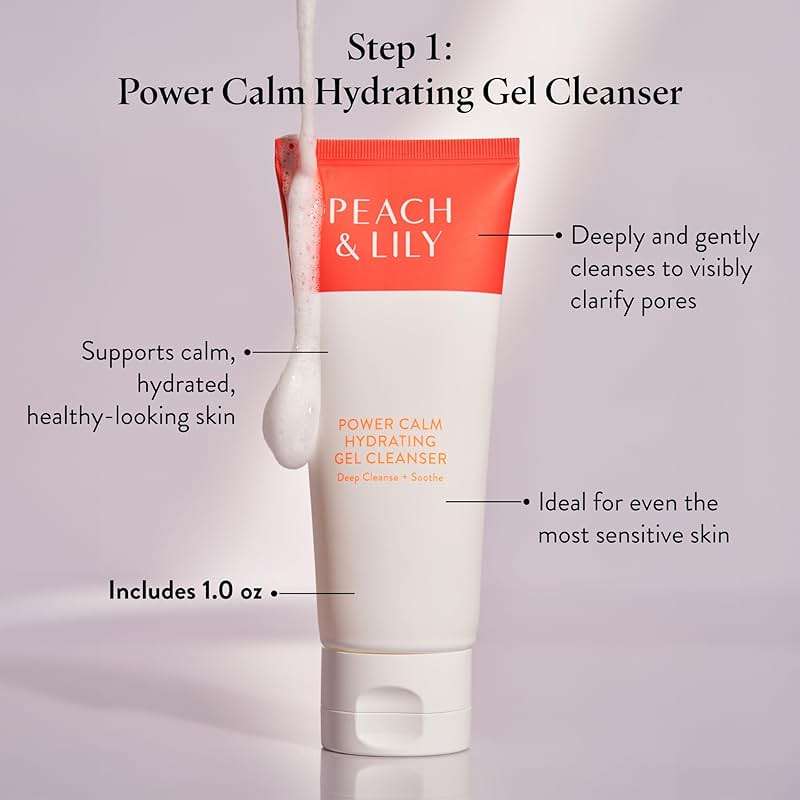 Peach & Lily - Glass Skin Discovery Kit (4 Products) - 1 Cleanser, 1 Essence, 1 Serum & 1 Cream - Skin Care Set - Acne Routine - Travel Essentials - Self Care - Vegan & Cruelty Free - Korean Beauty - Image 3