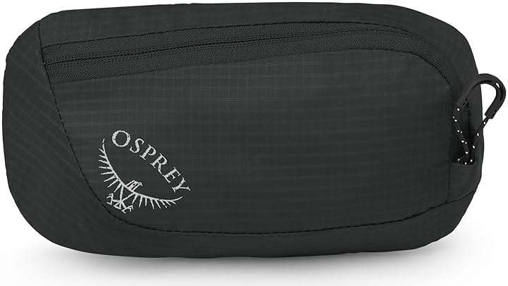 Osprey Zippered Pack Pocket, Black - Image 1
