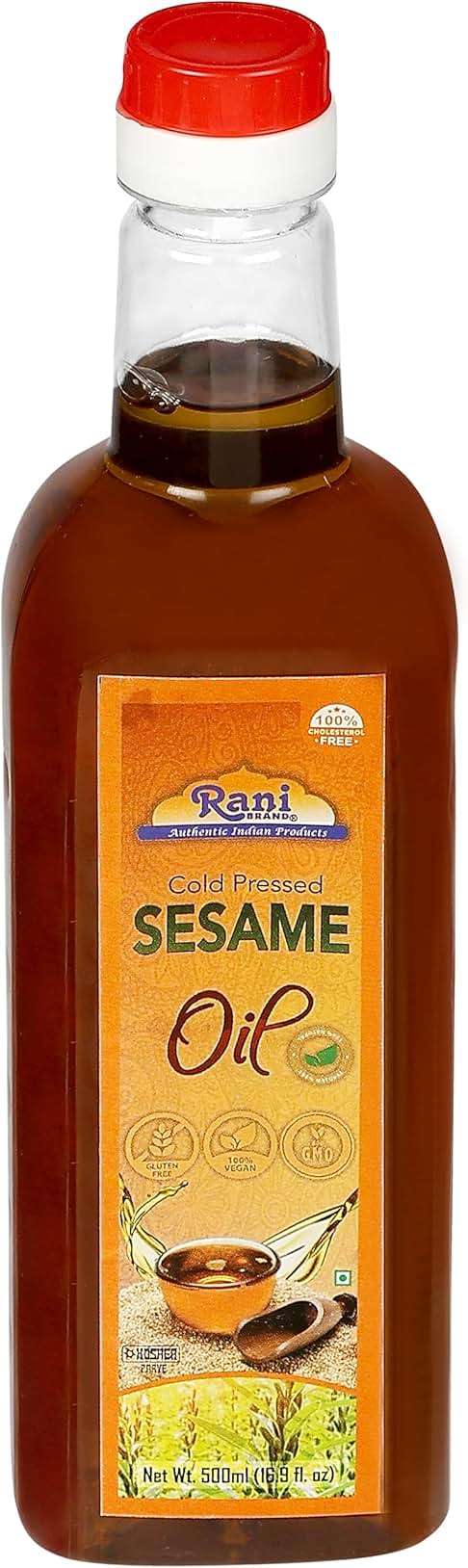 Rani Sesame Oil 16.9 Ounce (500ml) Cold Pressed | 100% Natural | NON-GMO | Vegan | Gluten Free - Image 7