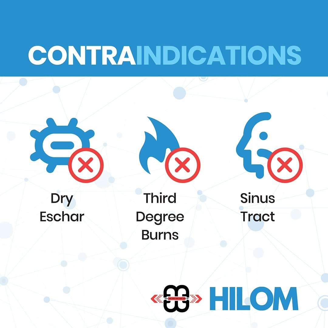 Hilom Silicone Foam Dressing with Adhesive Border 4 in x 10 in (5 Pack) Waterproof Dressing | Moist to Heavily Draining Wounds Including Pressure Ulcer, Burns, or Lacerations | Latex Free - Image 8