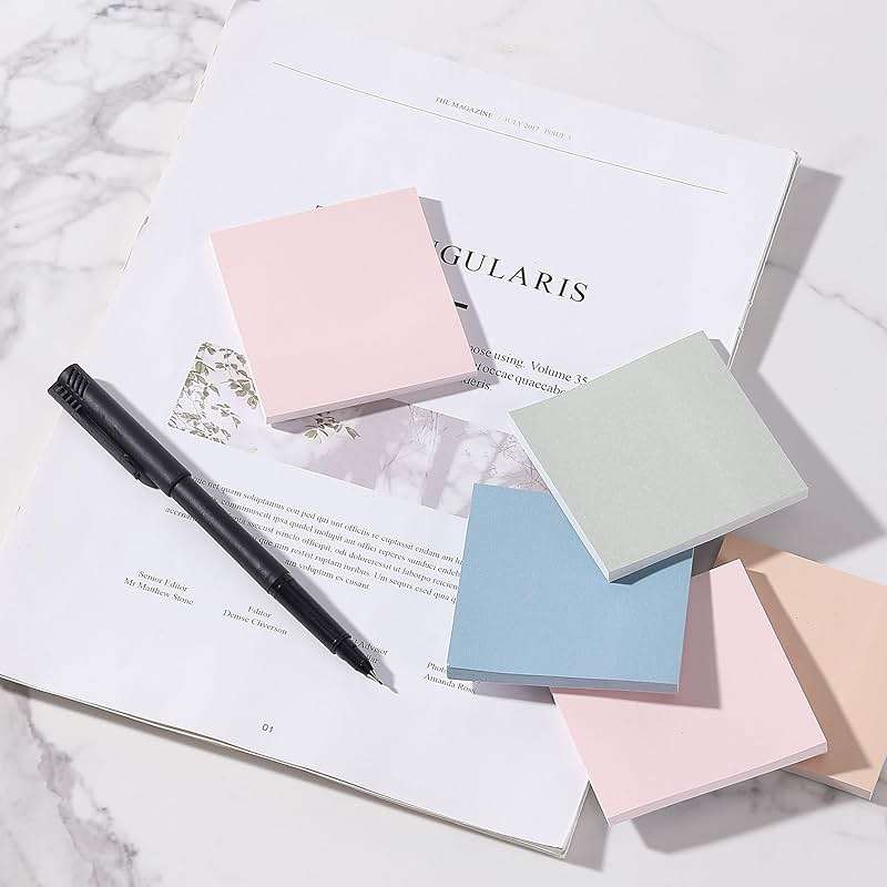 Mr. Pen- Sticky Notes, 3"x3", 12 Pads, 600 Sheets, Vintage Colors | Sticky Notes Bulk, Self-Stick Note Pads, Perfect for Office, School, Home, Study & Organization - Image 8