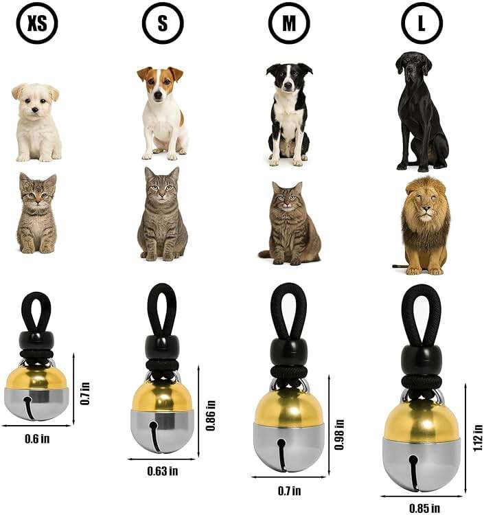 Noble Bells - Handmade in USA, Extra Loud Collar Bell for Cats and Dogs, Premium Brass and Nickel Silver - Image 9