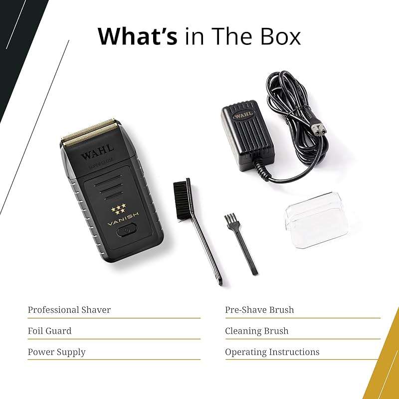 Wahl Professional 5 Star Vanish Shaver, Cordless, Lithium-Ion Battery, Pop-Out Foil Bars, Ergonomic Design, 100+ Minute Runtime - Image 6
