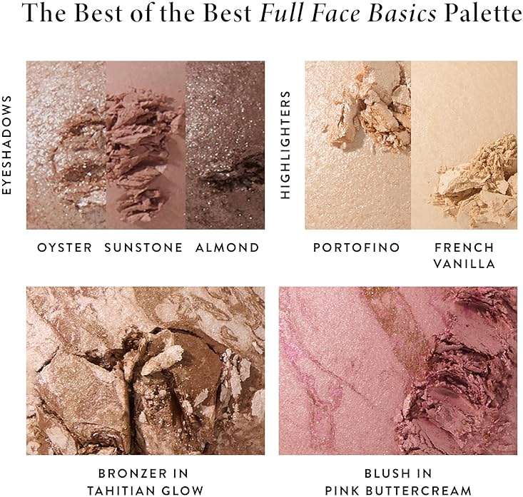 LAURA GELLER NEW YORK Baked Starter Kit: Baked Balance-n-Brighten Powder Foundation, Medium and Best of the Best Palette Blush Bronzer Highlighter Eyeshadow and Retractable Kabuki Brush - Image 9