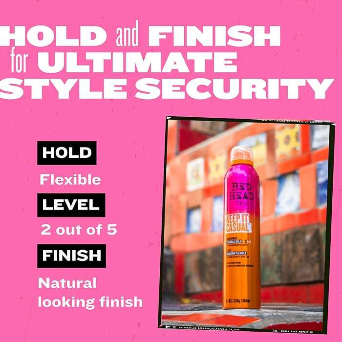 TIGI Bed Head Keep It Casual Hair Spray, Flexible Hold with Brushable Finish for Frizz and Static Control, 9.1 oz - Image 7