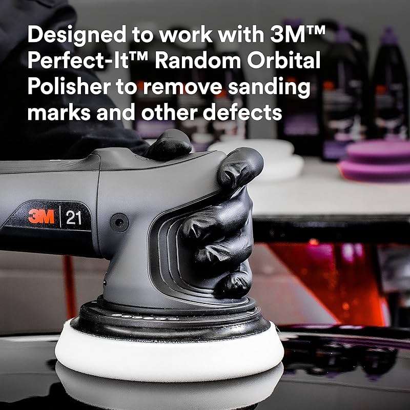 3M Perfect-It Random Orbital Compound, 34131, 1 quart, Fast Cutting Compound for Automotive Buffing & Polishing - Image 8