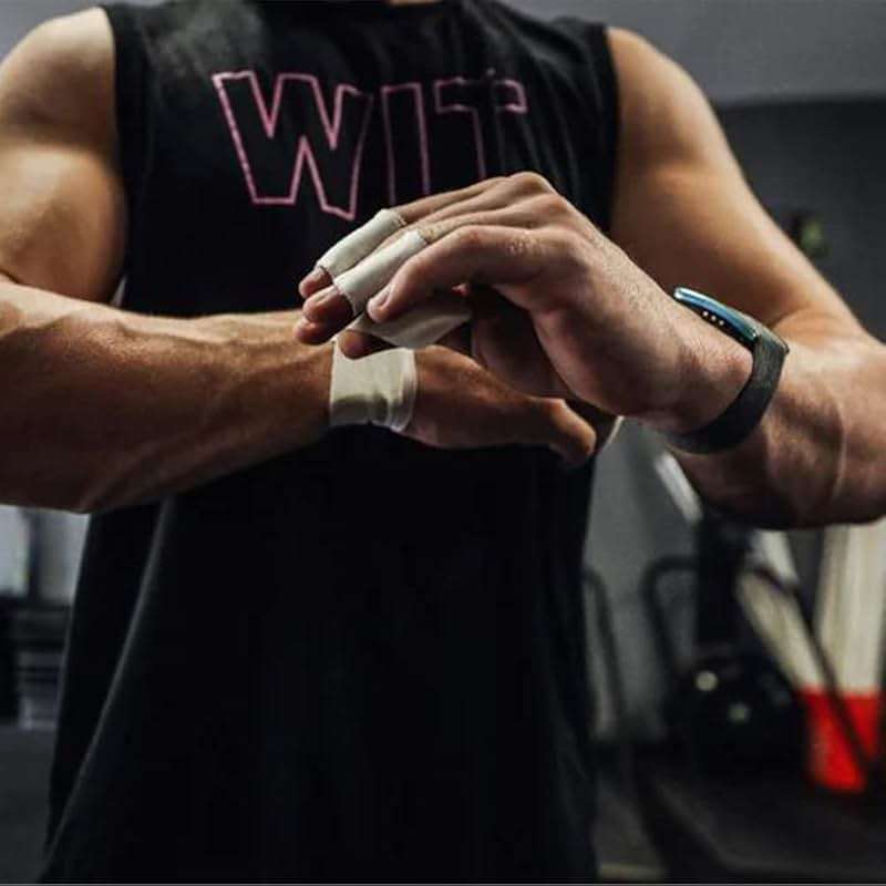 ADMITRY Athletic Tape,5 Pack White Sports Tape,Very Strong No Sticky Residue Wrist Ankle Tape for Gymnastics Boxing Lacrosse Climbing Hockey Bat - Image 4