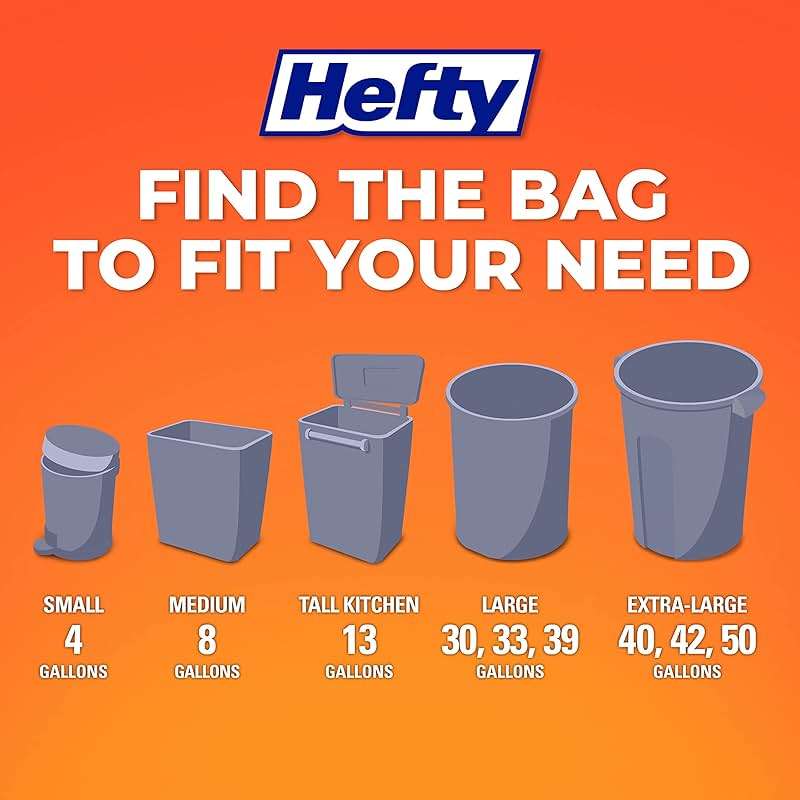 Hefty Medium Trash Bags, Fabuloso Scent, 8 Gallon, 26 Count - Image 7