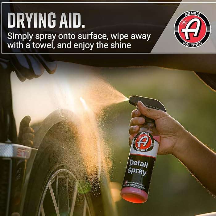 Adam's Detail Spray (2-Pack) - Quick Waterless Detailer Spray for Car Detailing, Washing, Polishing & Vehicle Claying - Image 3